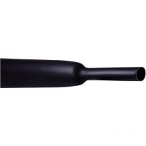 Cellpack - 145126 Schrumpfschlauch ohne Kleber Schwarz 9.50 mm 4.80 mm Schrumpfrate:2:1 1 m