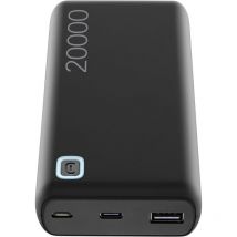 Powerbank 20.000mAh black Essence 12W schwarz PBESSENCE20000K - Cellularline