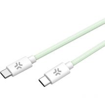 Usbcusbccottgn Kabel usbusb 1,5 m usb c Grün, Weiß - Celly