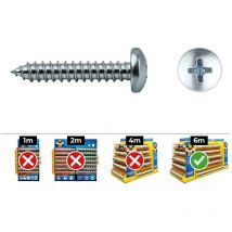 Vis Tete Cylindrique Philips Din 7981 3,9x32 Zinc Plat. Boîte 250 Uni. Celo