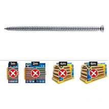 Vis à tête fraisée 'fbs' TX30 Ø11,5x62mm galvanisée (Boîte de 100 unités)