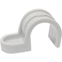 Rohrschelle FP20 einfach - Rohrklemme für Rohr ø20mm, ermöglicht eine schnelle Installation, Kunststoff - 100 Stück - Celo