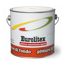 Pittura cementante Sintetica Opaca Eurolitex Laiv colore Bianco 0,250 Lt.