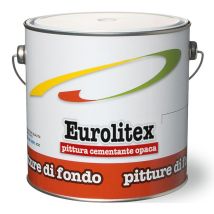 Pittura Cementante Sintetica Opaca Eurolitex Laiv Colore Bianco 0,250 Lt.