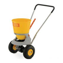 Banyo - Grit wagon 20l pneumatici sferici gialli aria con regolatore della quantità di spargimento 1-4m Cemo