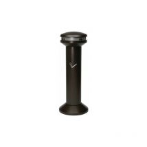 Cendrier sur pied D394xH1054 mm noir tôle d'acier Rubbermaid
