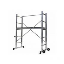 Leitergerüst: 3m maxi. Arbeitshöhe, regulierbar Sprosse um Sprosse - 205700