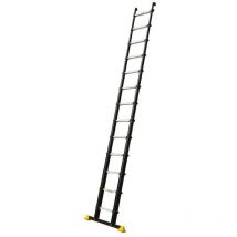 Centaure - Escalera telescópica 13 peldaños altura máxima de acceso 4,70 m - Bamboo