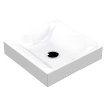Kerasan - Cento Counter Top Ceramic Washbasin 45x45cm, Blanc