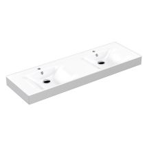 Kerasan - Cento Double Céramique Lavabo 140x45cm, Blanc