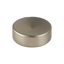 CENTRALE BRICO Bouton Blink Nickel brossé + vis - diamètre 26mm