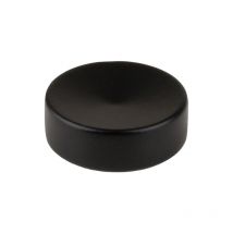 Bouton Blink noir mat + vis - diamètre 26mm - Centrale Brico