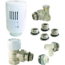 Kit avec tête thermostatique T303 équerre universel complet sfy