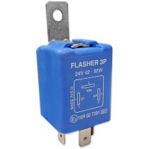 Centrale clignotante, relais universel din 24v - 3 pôles - 42/92w