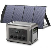 ALLPOWERS R3500 Station d'alimentation portable avec panneau solaire de 200 W, batterie LiFePO4 3168 Wh avec sortie AC 3500 W, accumulateur de