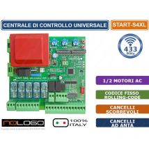 Centralina centrale di comando universale 1 / 2 MOTORi 230VAC per cancello ad anta e scorrevole - START-S4XL