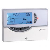 Centralina elettronica digitale Seitron con display lcd completa di sonde per impianti solari termici Elios 25 Standard