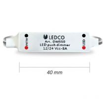 Centralina Mini Dimmer push Ledco per il controllo luce strip led DM550