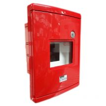 Tableau de secours Gewiss d'encastrement 4 modules rouge GW42231