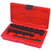 Autobest - Centreur d'embrayage universel avec 16 adaptateurs - 17 pièces