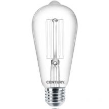 Lampada a filamento led incanto white edison chiara 7,5w e27 4000k inpw-752740 - Century