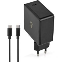 Nedis - Wandladegerat 65 w schnellladefunktion 30 325 a a anzahl der ausgange 1 usb c typ c 200 m automatische spannungswahl 83962193 83962193