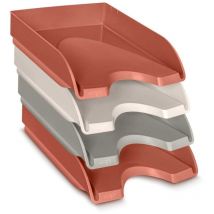 Cep Terra Nova Letter Trays Terracotta/Beige/Sand Assorted Colours Set of 4
