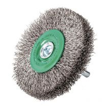 Lessmann - Brosse ronde D.60mm épaisseur fil 0,2mm va 18mm 15000min 10