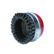 Outifrance - Cepillo de alambre giratorio ø 80 mm con alambres ondulados