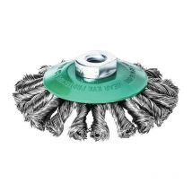 Lessmann - Cepillo de bisel D.115mm M14 espesor del alambre 0.5mm va alambre de acero 12mm 15000min-¹ lessmann