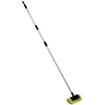 Gt Market - Cepillo de lavado telescópico con conexión a manguera - Longitud 2,50 metros