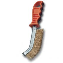 Lessmann - Cepillo de mano mango de plastico alambre latonado 056001 Lessmann