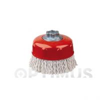 Cepillo Taza Pua Ondulada Plastificada M14 Ø100/0,20-0,35 - Top 1000wm14