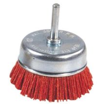 Brosse nylon Ratio – Ø 50 mm – Ponçage et polissage – Matériaux : Nylon, corindón – Type : Fino (bleu)