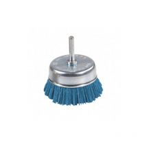 Cepillo nylon azul copa 75MM Ratio ehlis