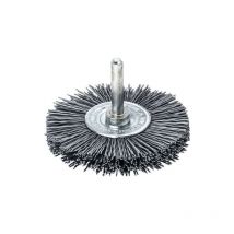 Lessmann - cepillo circular diám. 70 mm vástago 6 mm sic cerdas abrasiv