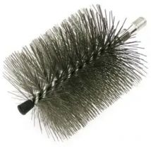 Cepillo Redondo De Acero Inoxidable Para Chimenea 400Mm