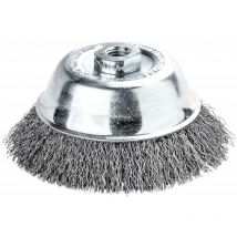 Lessmann - Cepillo de alambre de acero corrugado 65x0.35mm
