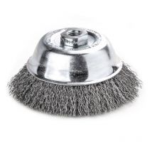 Lessmann - Cepillo taza alambre acero ondulado 423167 Lessmann