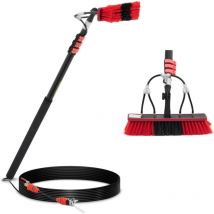Ulsonix - Cepillo telescópico de limpieza - 125 - 360 m - cabezal de 35 cm