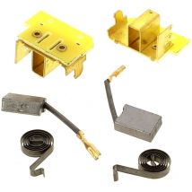 Florabest - Spazzole + molle + supporti (set di 2) per motosega