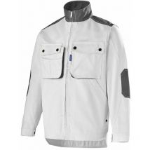 Blouson manches amovibles craft paint blanc/gris convoy l
