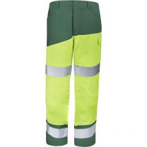 Pantalon fluo safe xp jaune fluo/vert amazonie s - FR(40-42)