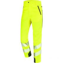 Pantalon stretch ete fluo safe jaune fluo/dark blue m - FR(44-46)