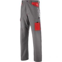 Pantalon Facity Gris Convoy/rouge L - Fr(48-50)