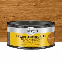 Liberon - Cera en pasta para muebles y objetos Antiquaire black bison roble medio 0,5 l