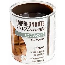 Novecento - Cera 9130 Ecowood Impregnante, Noce Medio, 250 ml