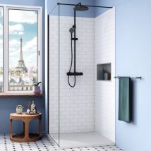 Ceramia - Alda Receveur de douche 80x80cm en pierre de synthèse durable, blanc mat (ALD15-8080B)