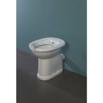 Bidet Confort rialzato scarico parete apertura frontale 50x38x49 cm – ceramica bianco lucido – Alice Ceramica
