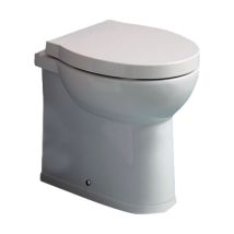 Alice Ceramica - Water Short Filomuro Rialzato Cm. 48x37 Bianco Lucido Di Ceramica